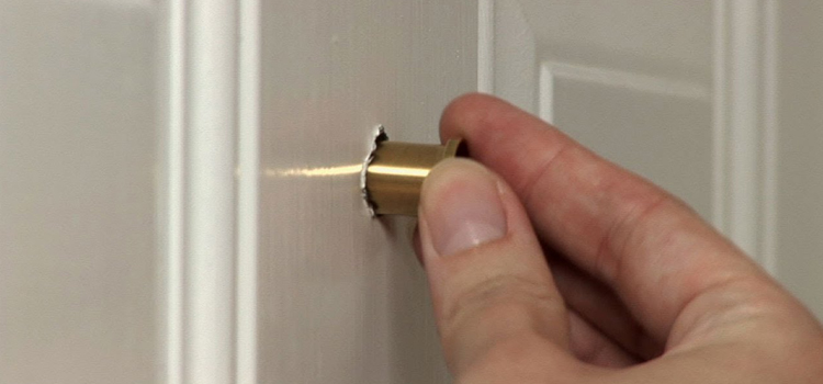 peephole door repair in Templeton